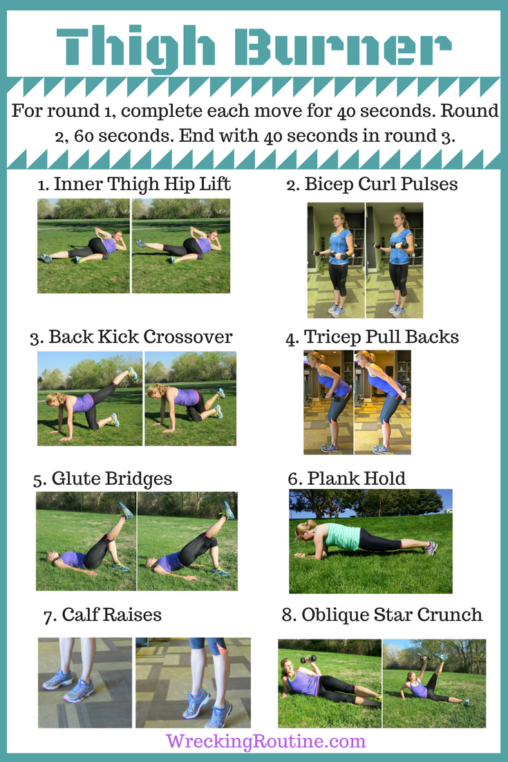 Thigh best sale burner exercises